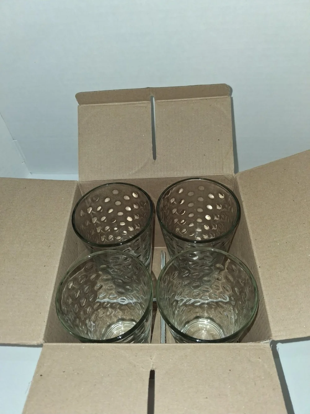 Libbey Awa Cooler Glasses - Yellow Accent - Set of 4